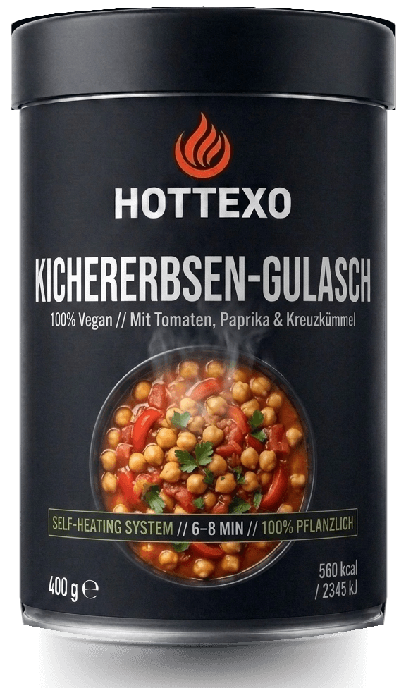 Hottexo Vegan Chickpea Goulash Self-Heating Can